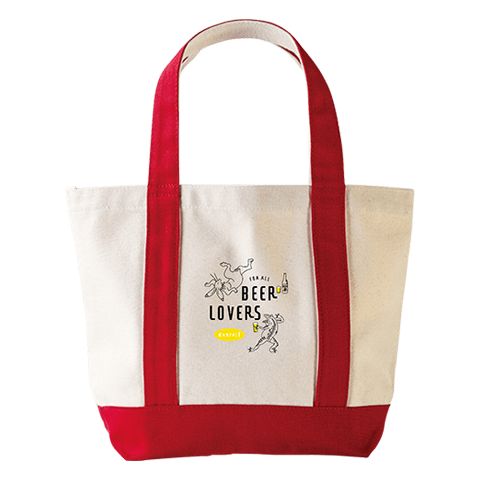 鳥獣戯画×BEER すべてのビール好きのために ミニトートバッグ(オリラボ店)