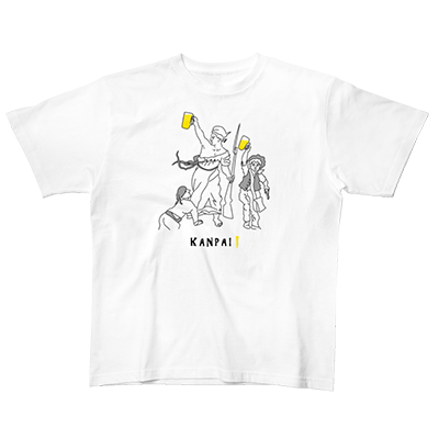 ドラクロワ×BEER ライトウェイトTシャツ(SUZURI店)